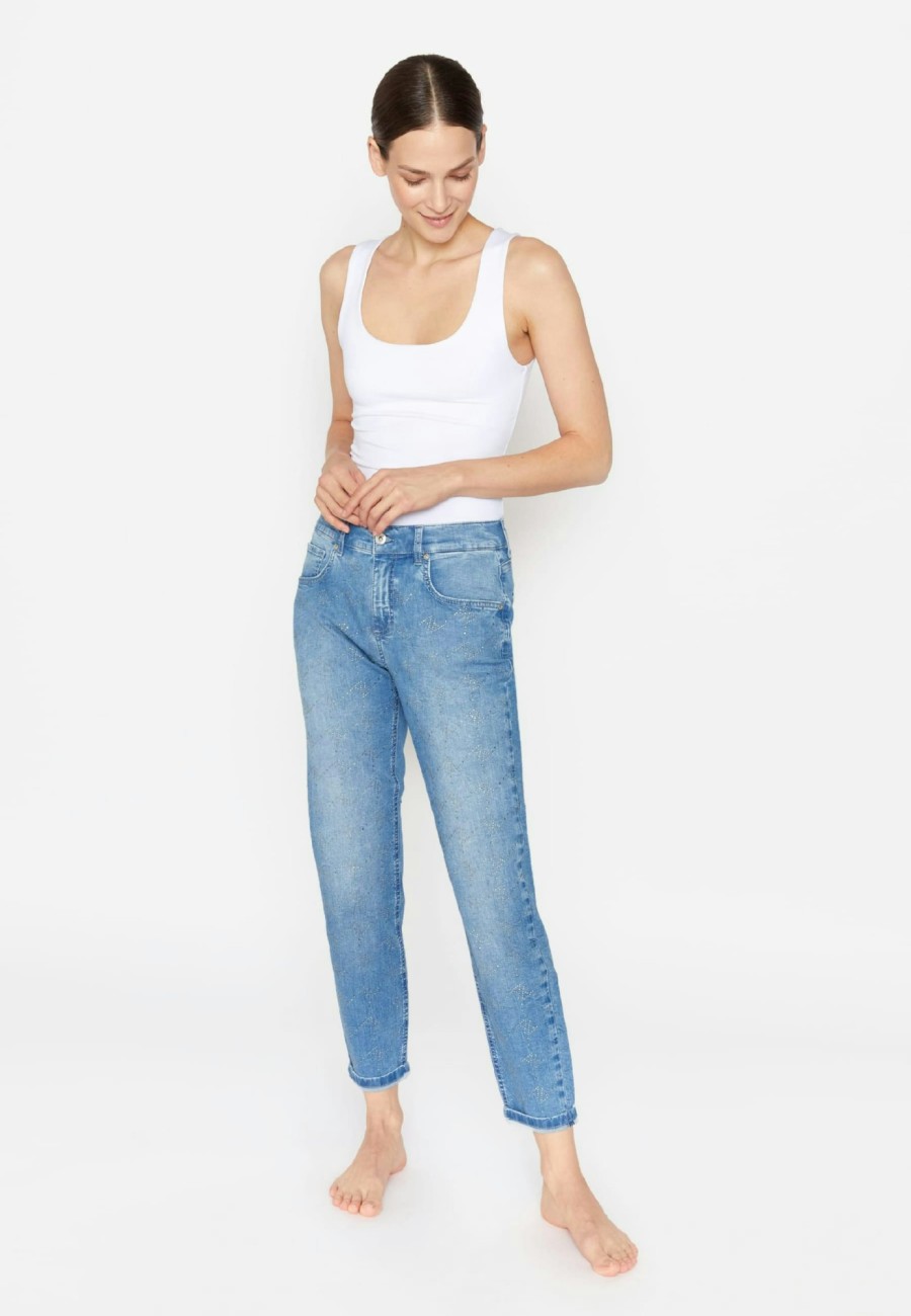 Angels Jeans Jeans Boyfriend Mit Glitzersteinen | Boyfriend