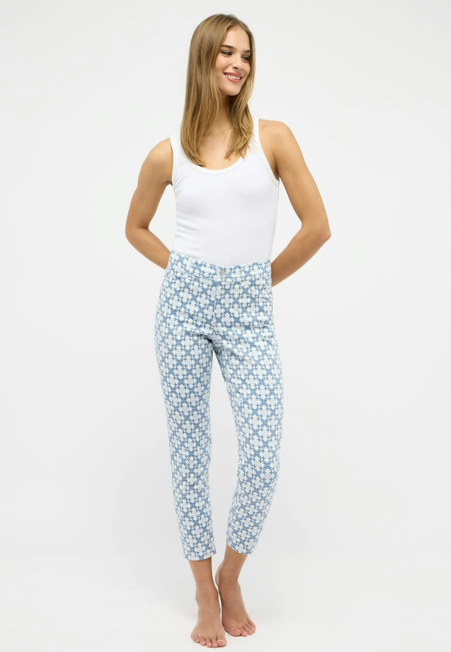 Angels Jeans Hose Ornella Mit Floralem Print | Slim Fit