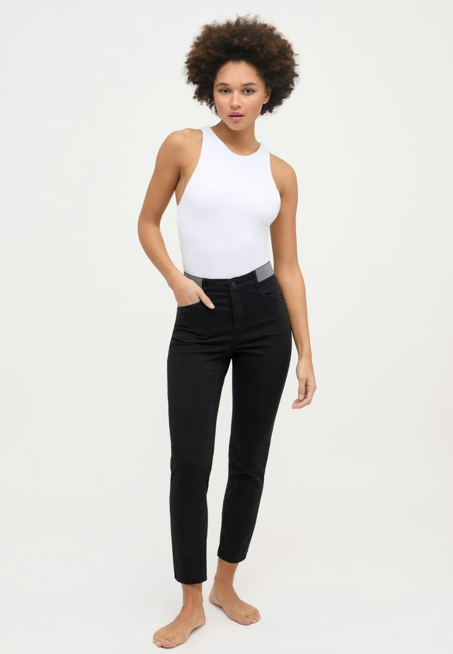 Angels Jeans Hose Ornella Sporty Mit Stretch-Bund | Slim Fit