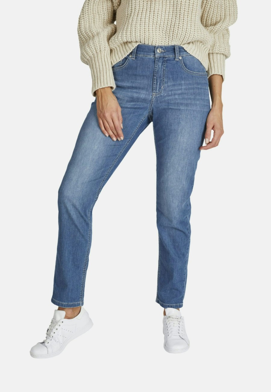 Angels Jeans Jeans Tama Mit Teilelastischem Bund | Straight Fit