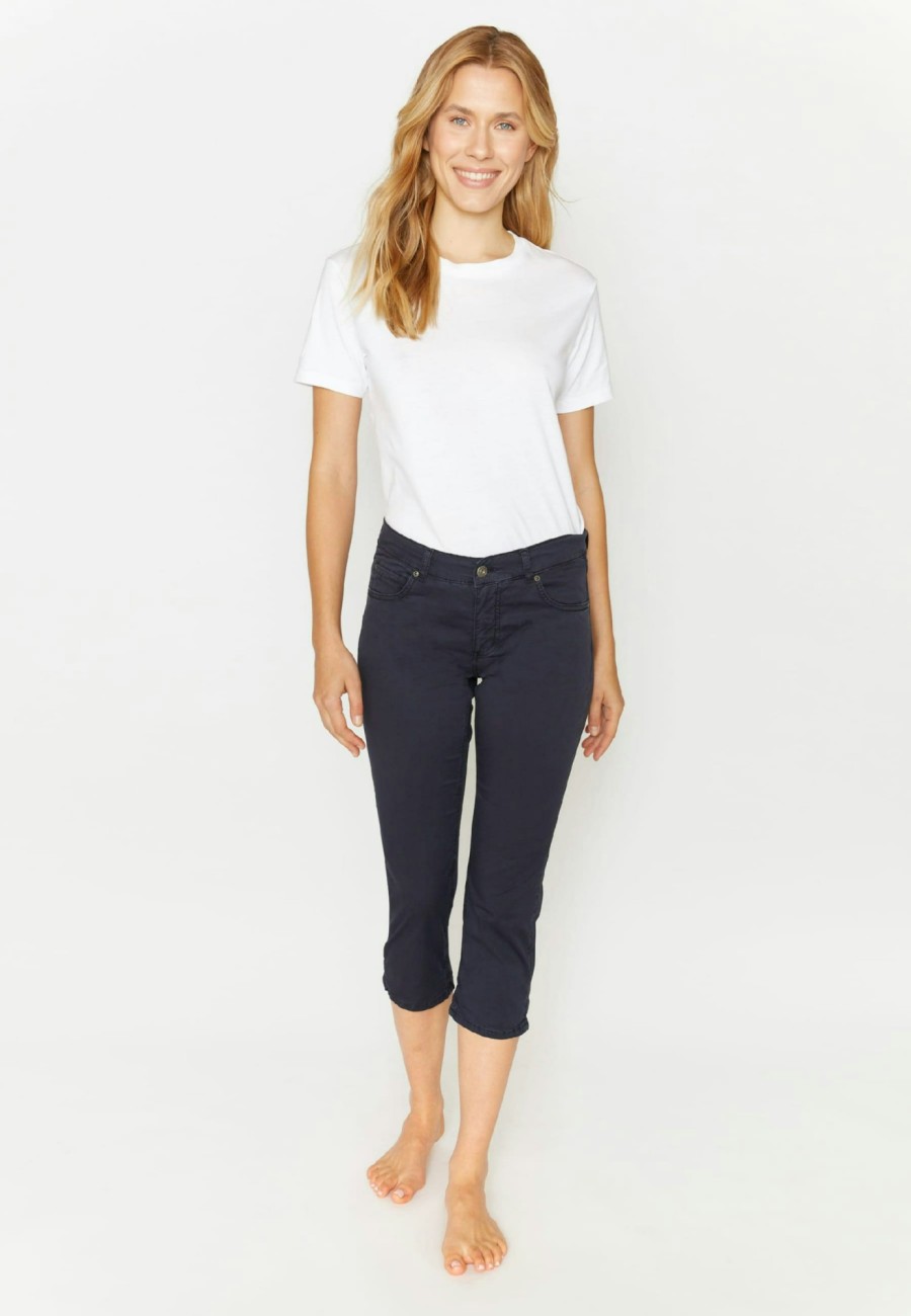 Angels Jeans Capri-Jeans Cici Tu Tape Mit Breitem Bund | Cici