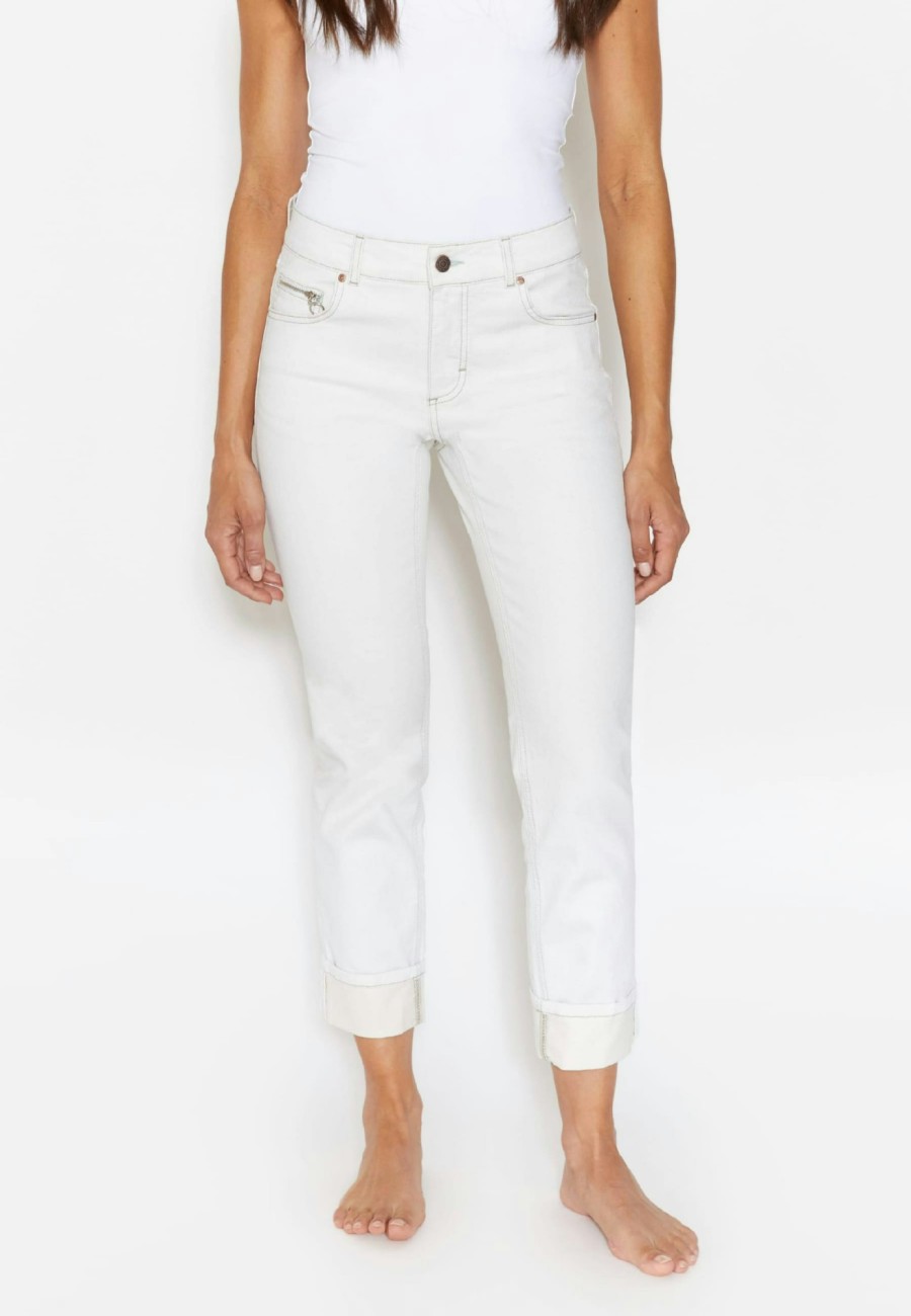 Angels Jeans 5-Pocket-Jeans Cici Cropped Zip | Slim Fit