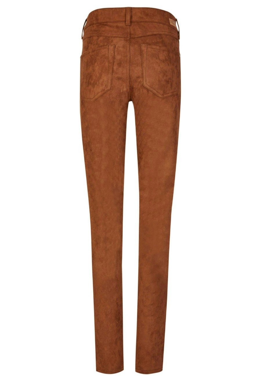 Angels Jeans Lederimitathose Skinny In Uni-Design | Slim Fit