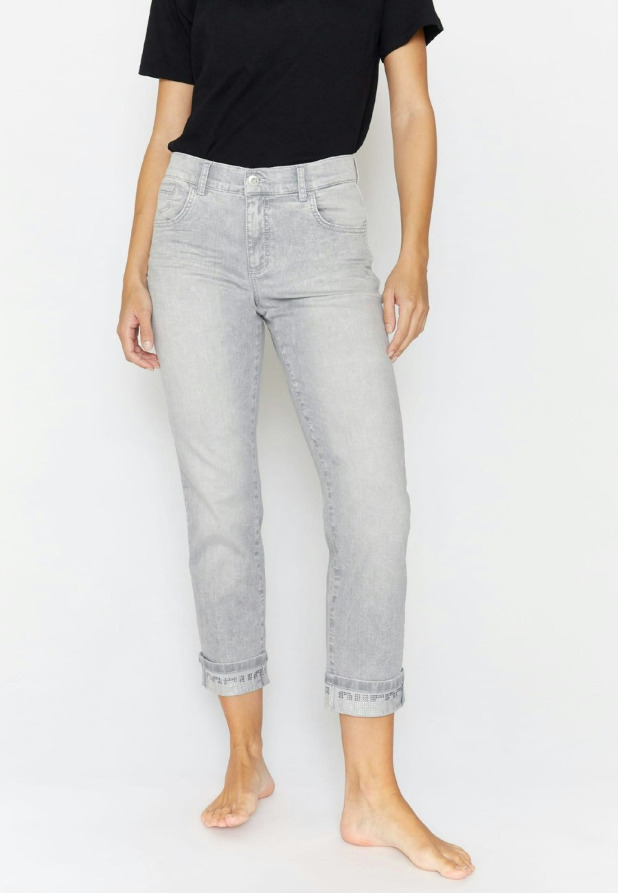 Angels Jeans Gerade Jeans Darleen Crop Tu Plate | Darleen