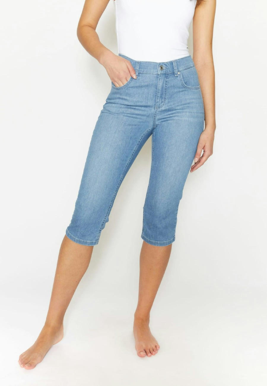 Angels Jeans Capri-Jeans Anacapri Im Used-Look | Capri