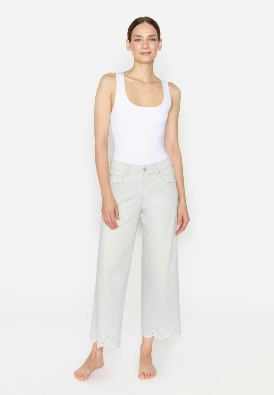 Angels Jeans Culotte Linn Stitch Mit Stickereien | Linn