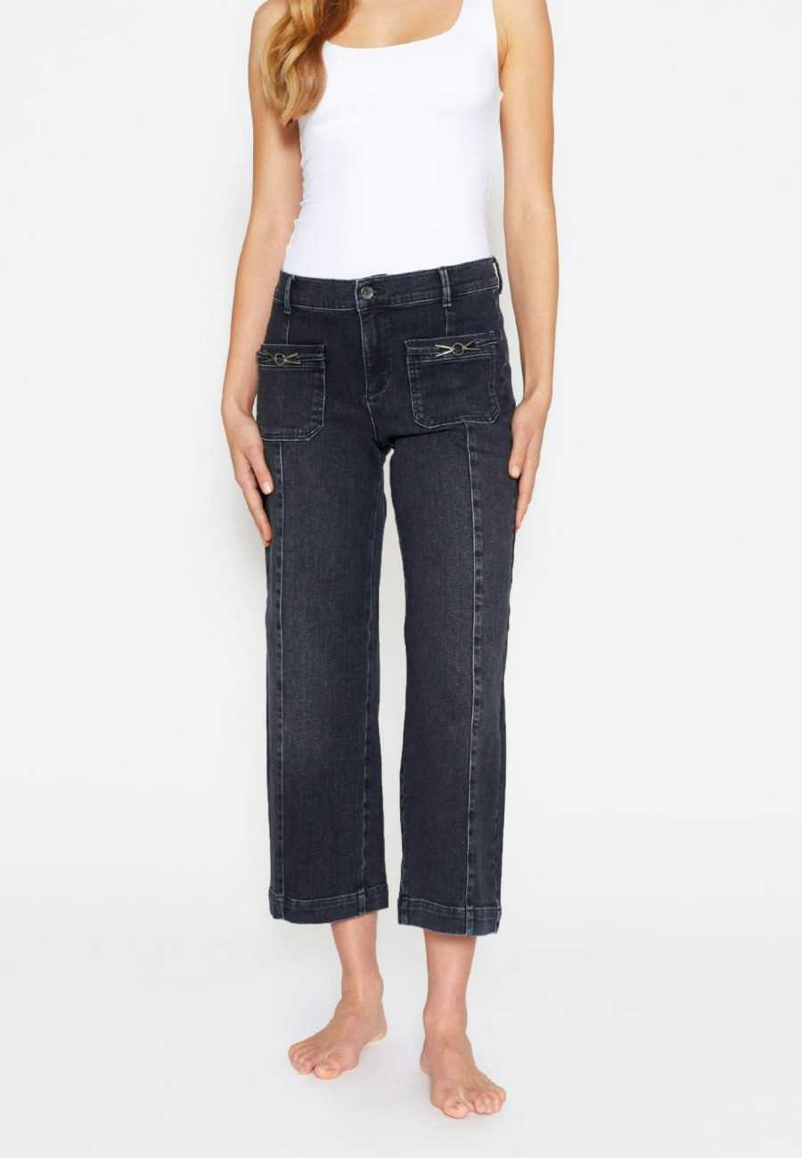 Angels Jeans Jeans Detail Culotte Mit Front-Naht | Relaxed Fit