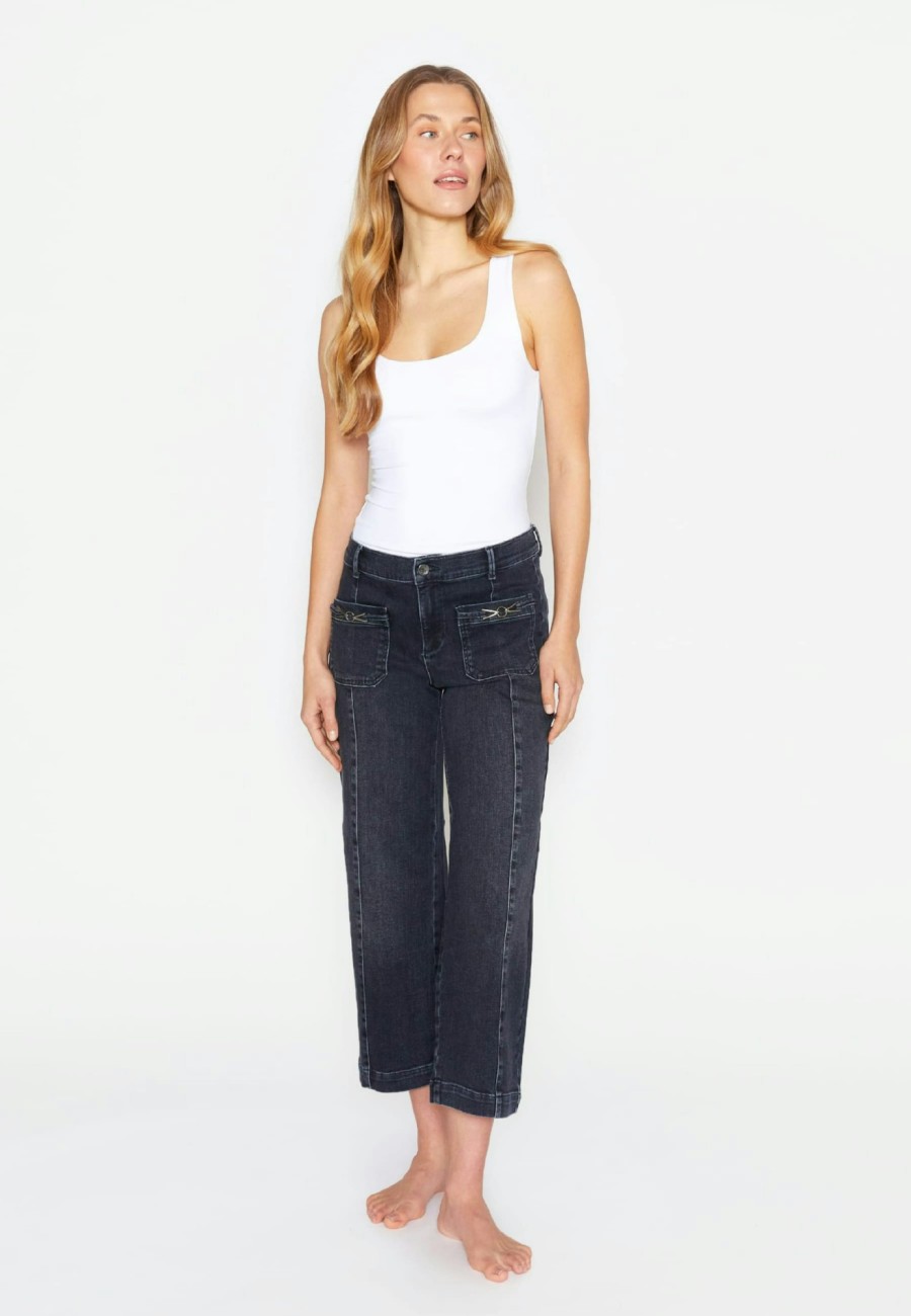 Angels Jeans Jeans Detail Culotte Mit Front-Naht | Relaxed Fit