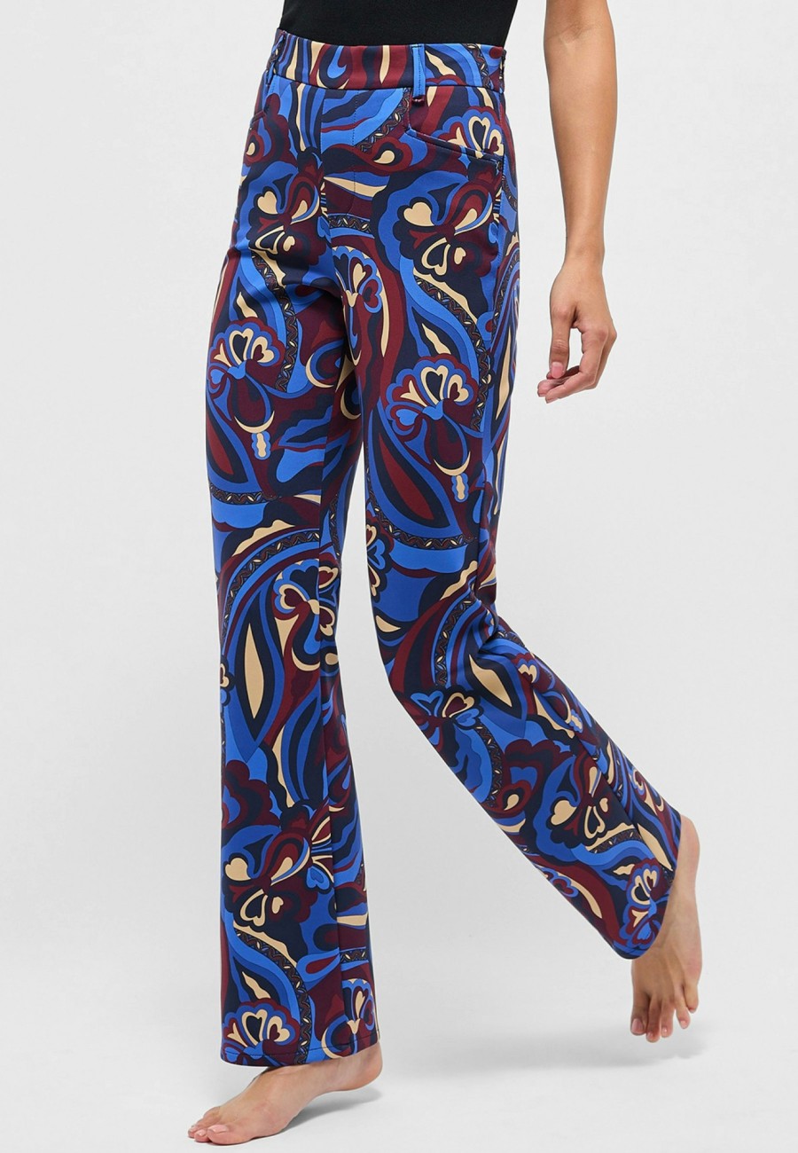 Angels Jeans Hose Bootcut Mit Modern Flower Print | Prints