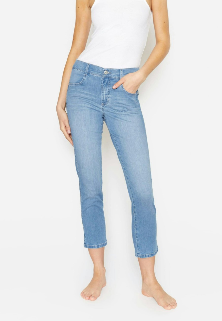 Angels Jeans Jeans Cici Crop Slit Mit Schlitz | Slim Fit