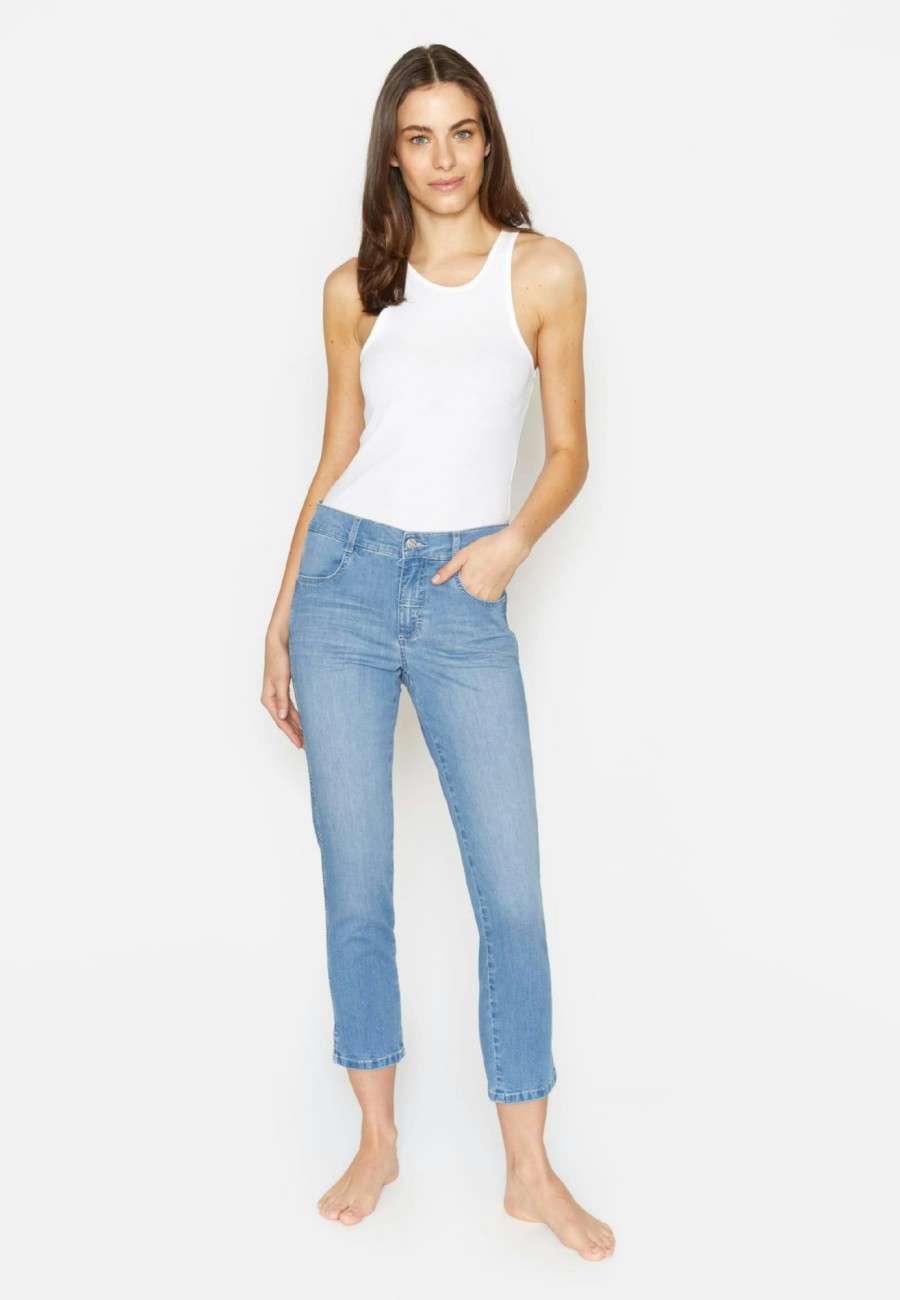 Angels Jeans Jeans Cici Crop Slit Mit Schlitz | Slim Fit