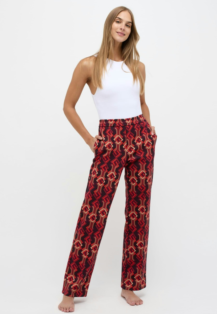 Angels Jeans Hose Jogger Wide Legs Mit Graphic Print | Relaxed Fit