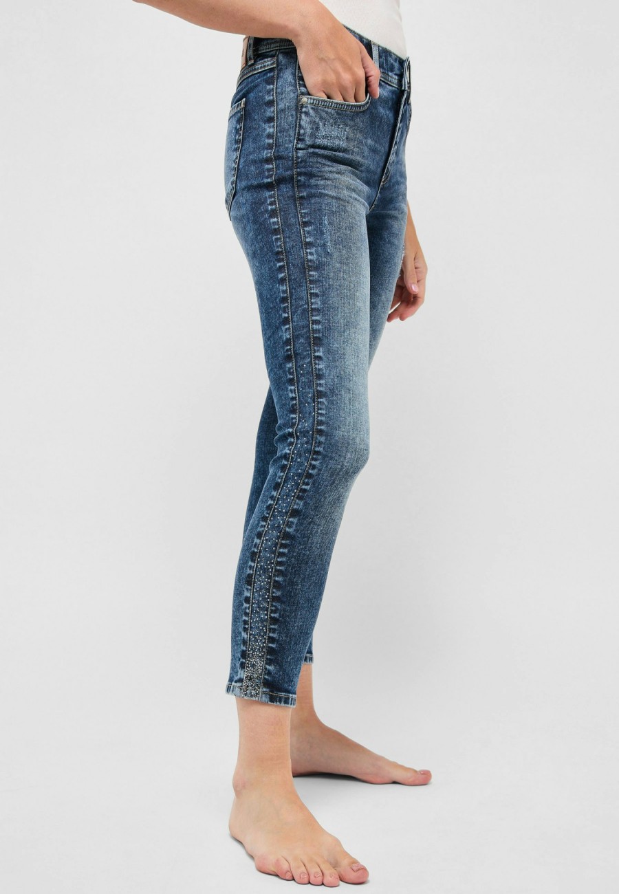 Angels Jeans Jeans Ornella Diamond Mit Strass | Slim Fit