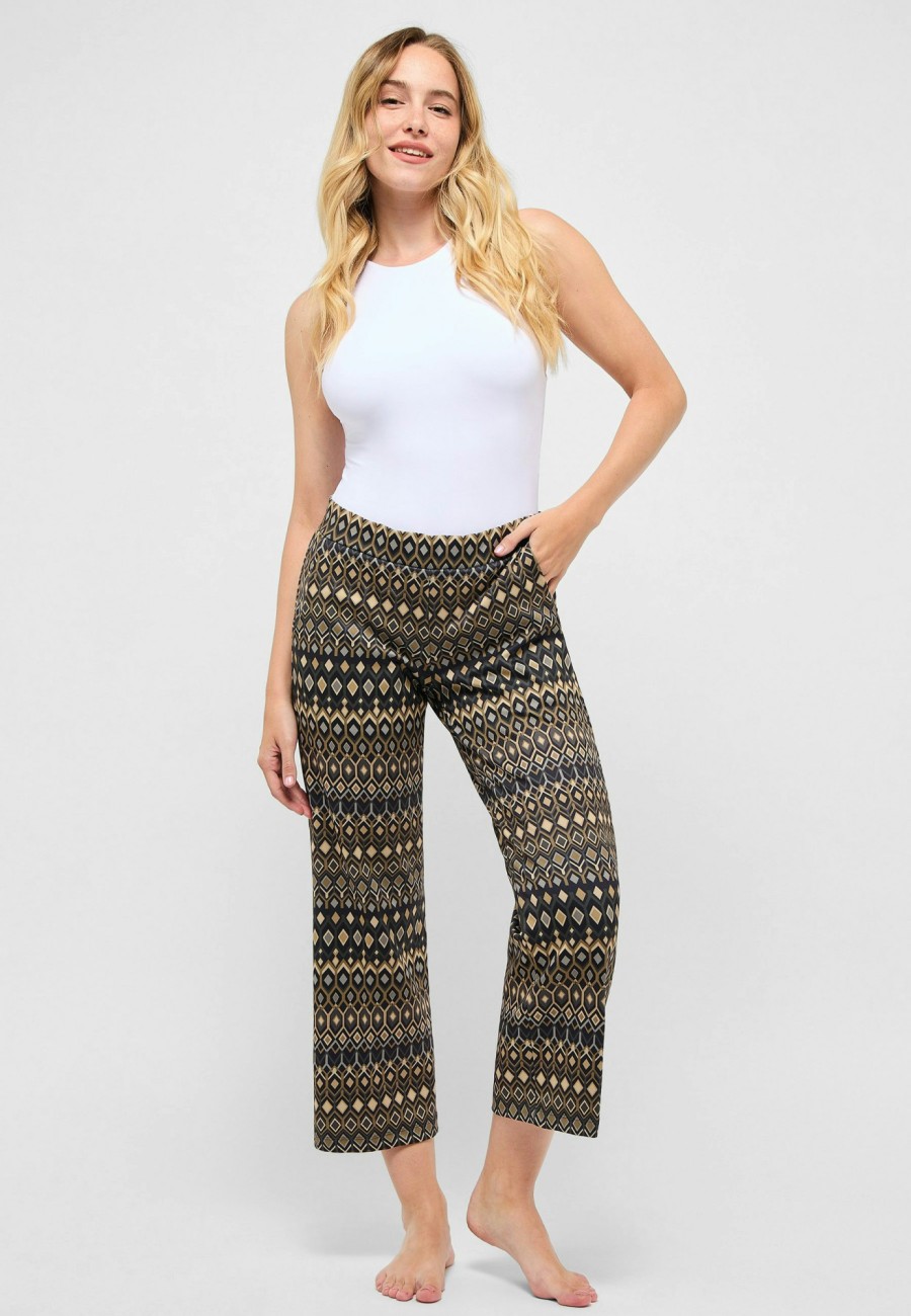 Angels Jeans Hose Linn Jump Mit Graphic Print | Relaxed Fit