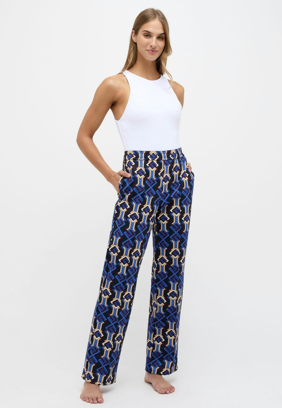 Angels Jeans Hose Jogger Wide Legs Mit Graphic Print | Relaxed Fit