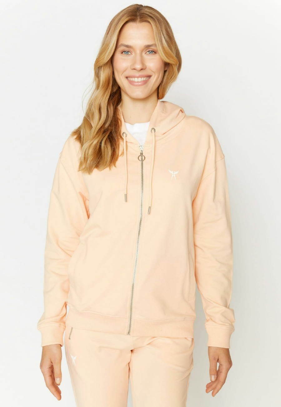 Angels Jeans Sweatjacke Hoodie Zip In Pastell | Jacken & Oberteile