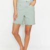 Angels Jeans Jeansshorts Mila In Unifarbenem Denim | Bermudas & Shorts