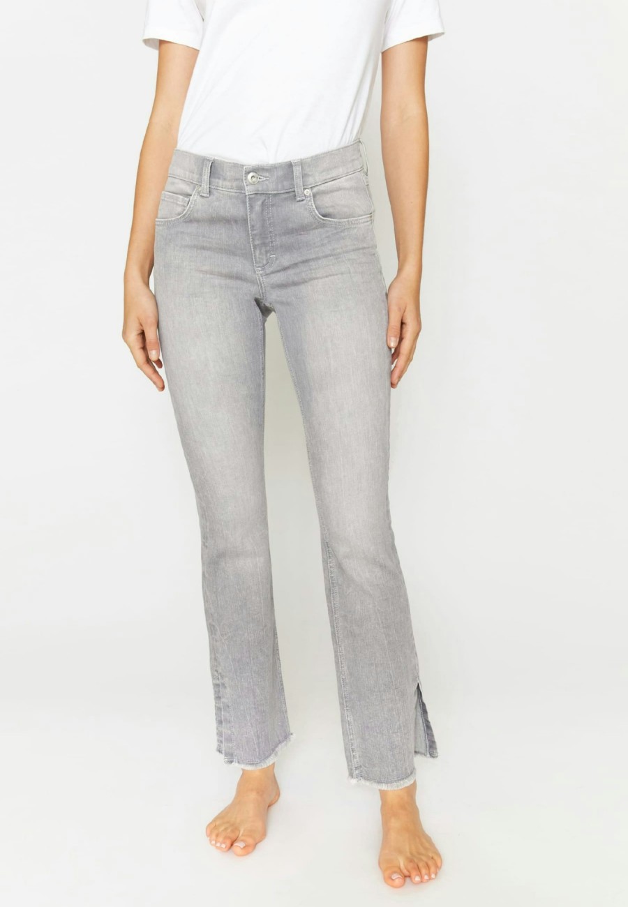 Angels Jeans Jeans Leni Slit Fringe Mit Bein-Schlitz | West Coast Denim