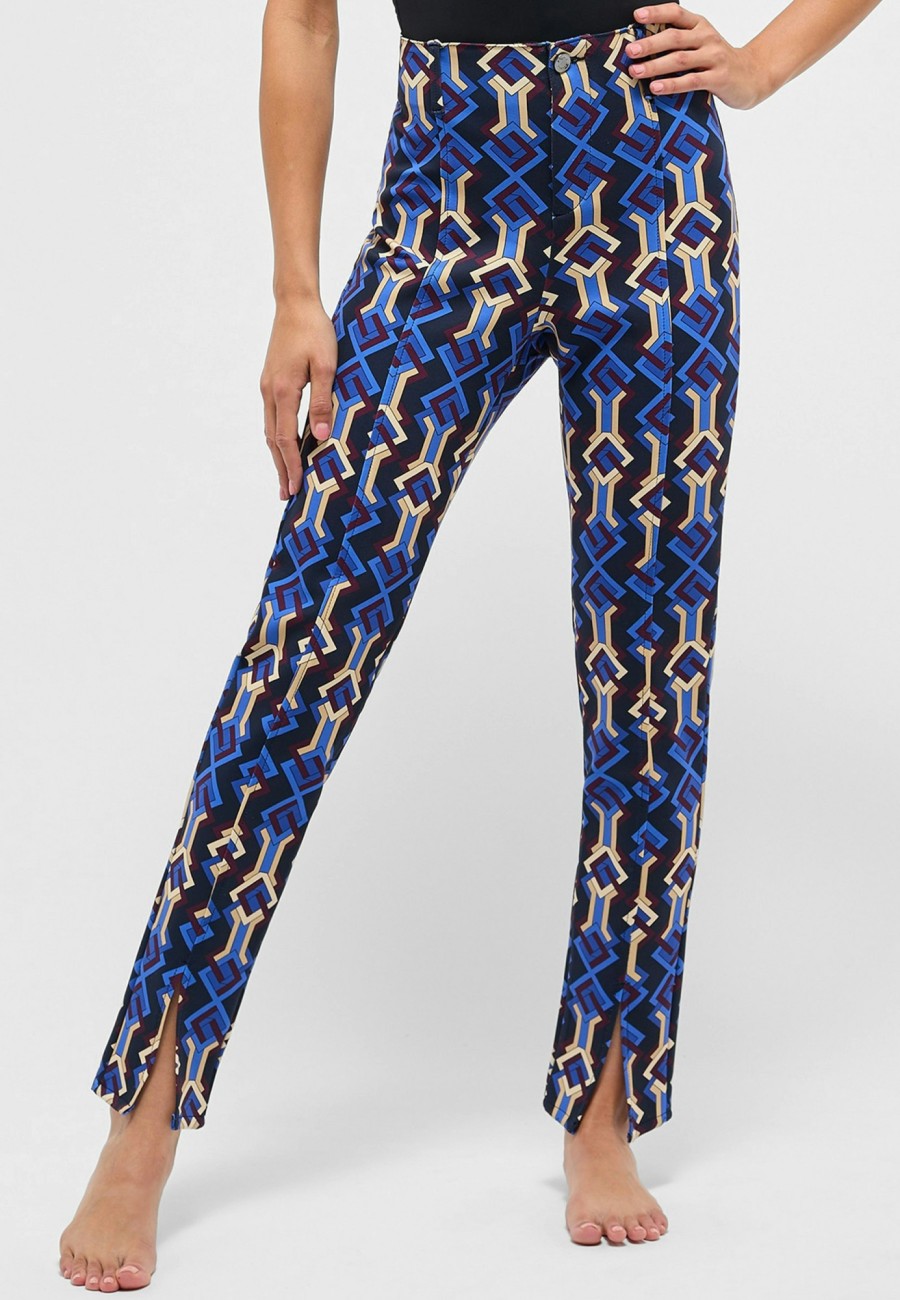 Angels Jeans Hose Slit Slim Mit Graphic Print | Prints