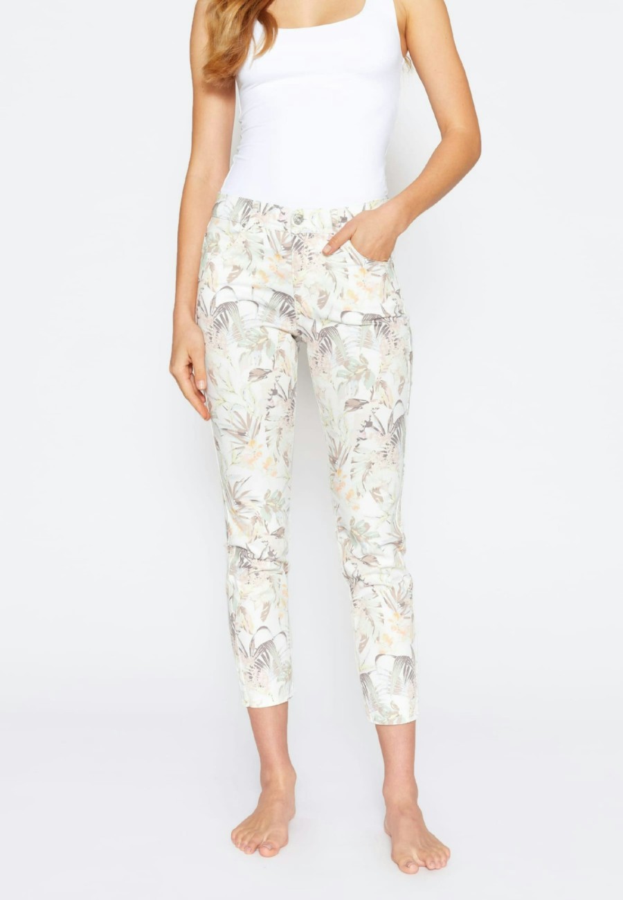 Angels Jeans Jeans Ornella Mit Palmen-Print | Ornella