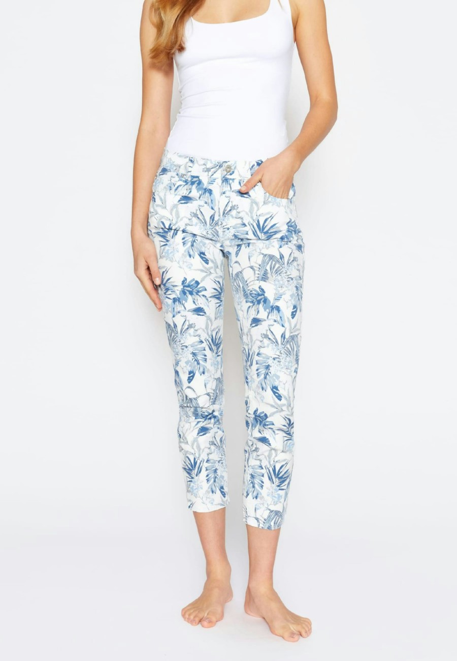 Angels Jeans Jeans Ornella Mit Palmen-Print | Prints