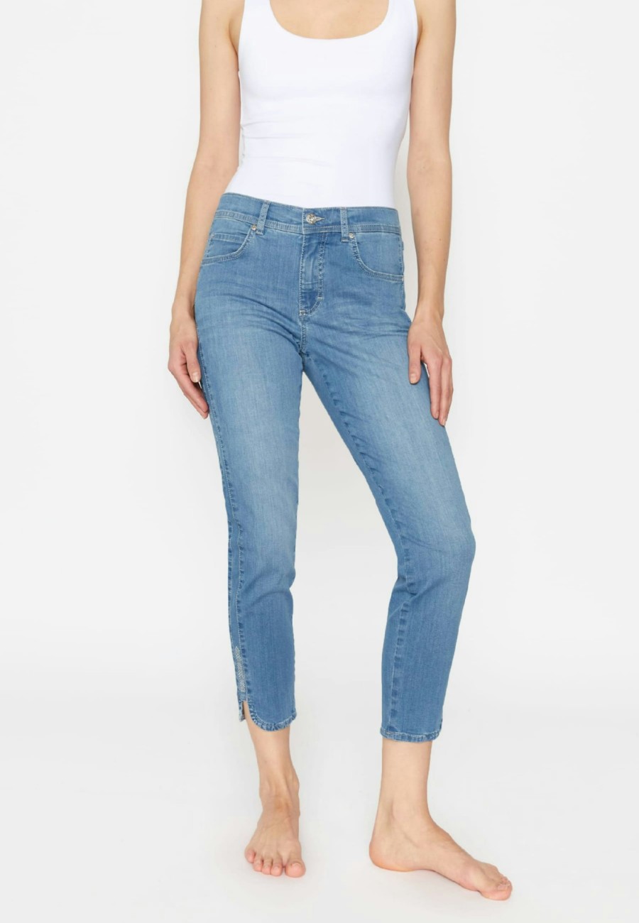 Angels Jeans Jeans Ornella Plate Mit Beinsaum-Detail | Ornella