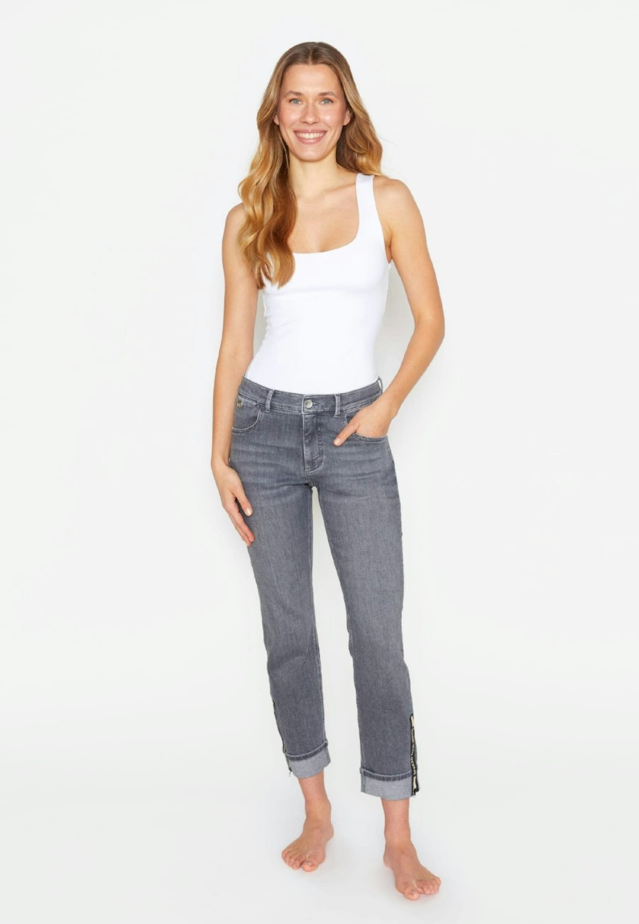 Angels Jeans 4-Pocket-Jeans Zip Straight | Straight Fit