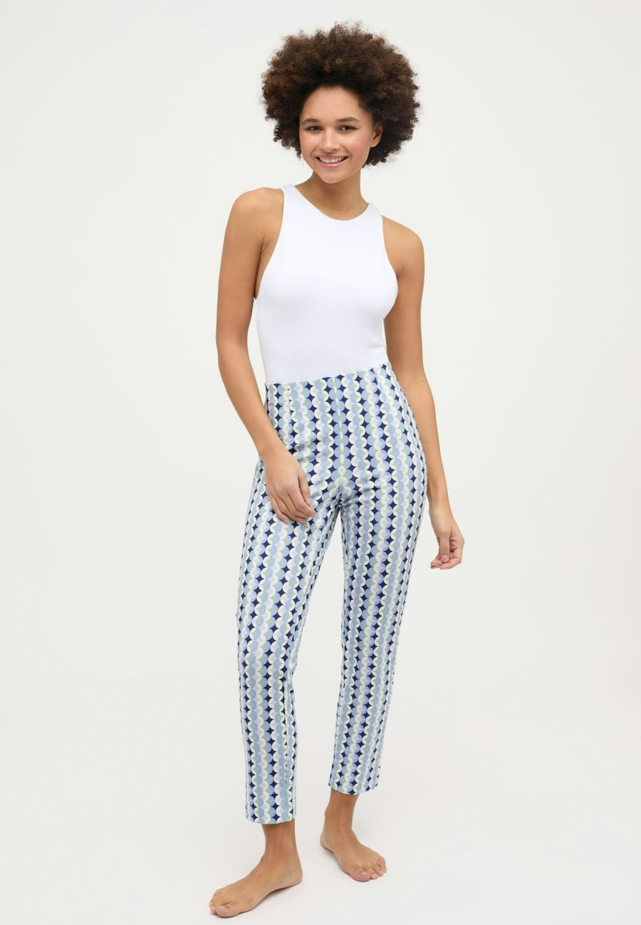 Angels Jeans Hose Ornella Jump Mit Retro-Print | Slim Fit