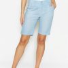 Angels Jeans Melierte Shorts Capri Straight | Bermudas & Shorts