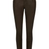 Angels Jeans Hose Skinny Button Mit Lederoptik | Skinny