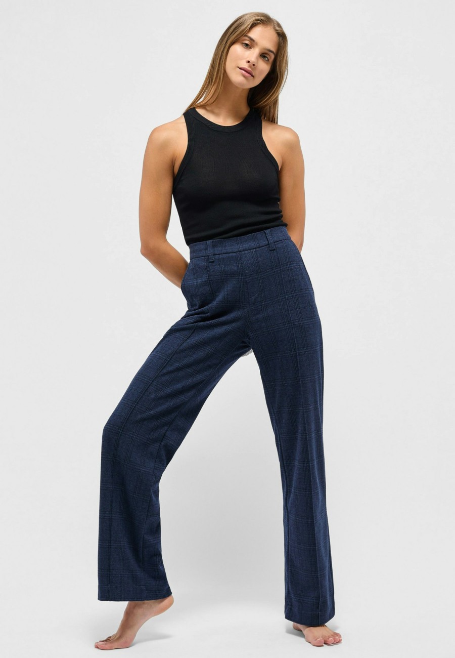 Angels Jeans Karierte Hose Sporty Wide Leg | Relaxed Fit