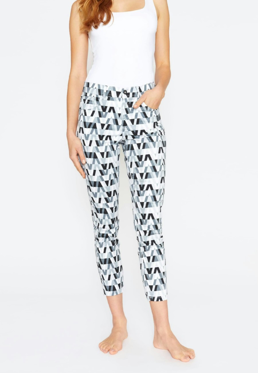 Angels Jeans Hose Ornella Mit Retro-Print | Prints