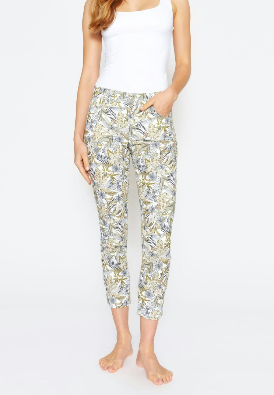 Angels Jeans Hose Ornella Mit Tropischem Print | Prints