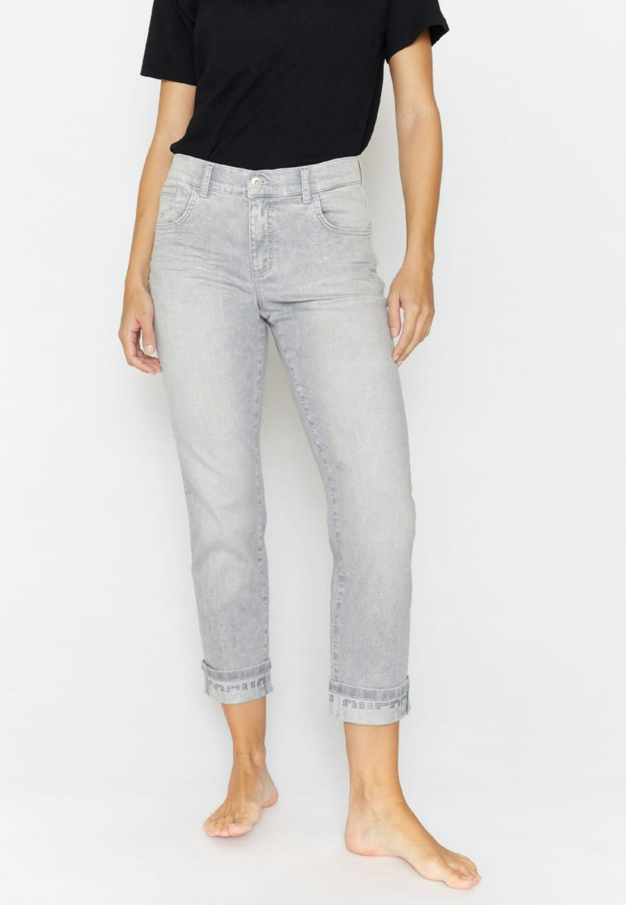 Angels Jeans Gerade Jeans Darleen Crop Tu Plate | Straight Fit