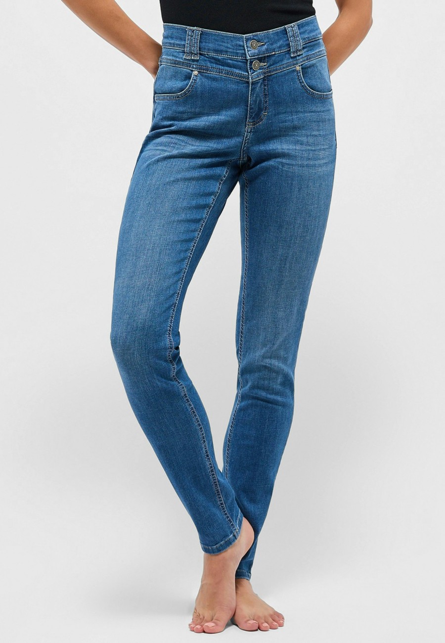 Angels Jeans Jeans Skinny Button Mit Authentischem Denim | Skinny