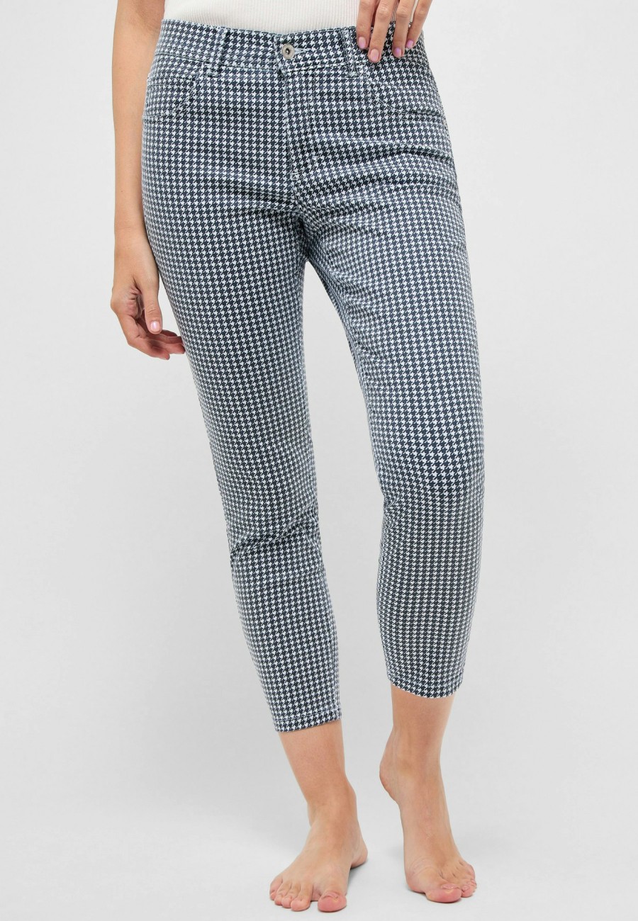 Angels Jeans Ornella Mit Hahnentritt-Muster | Prints