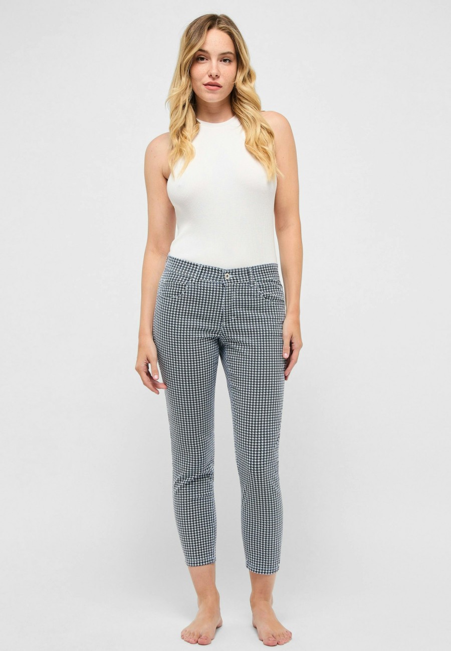 Angels Jeans Ornella Mit Hahnentritt-Muster | Prints