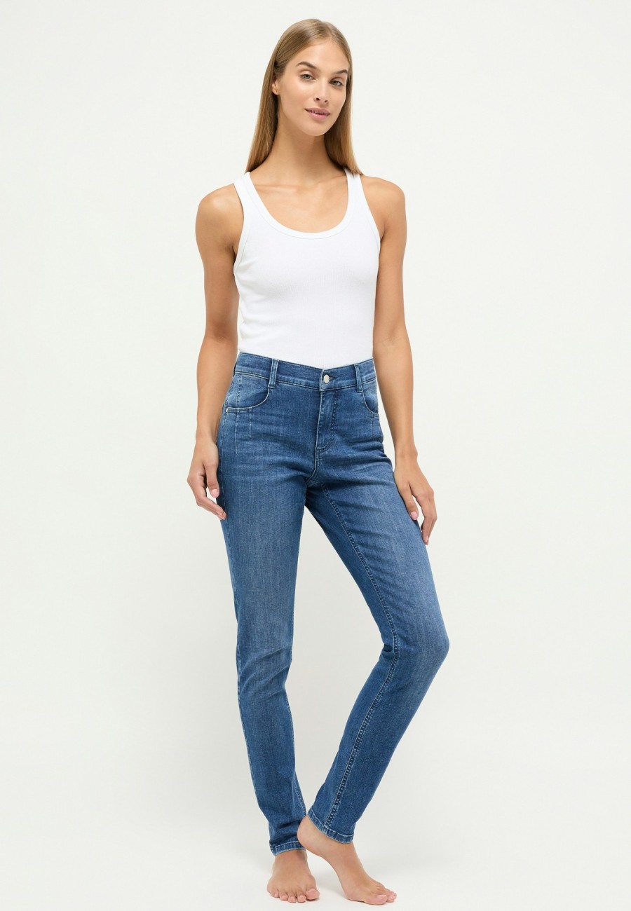 Angels Jeans Jeans Skinny Detail Mit Used-Waschung | Slim Fit