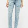 Angels Jeans Straight-Jeans Darleen Destroy Tape | Relaxed Fit