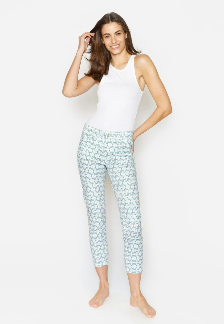 Angels Jeans Hose Ornella Mit Retro Print | Slim Fit