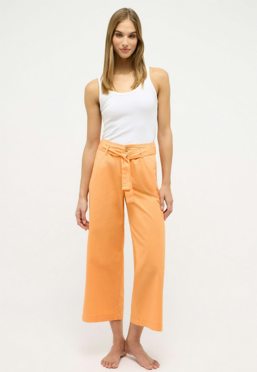 Angels Jeans Hose Cropped Detail Culotte Mit Gurtel | Relaxed Fit