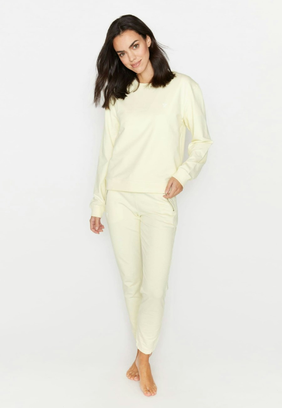 Angels Jeans Sweater In Unifarbenem Pastell | Jacken & Oberteile