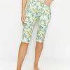 Angels Jeans Capri-Hose Capri Mit Palmen-Print | Capri