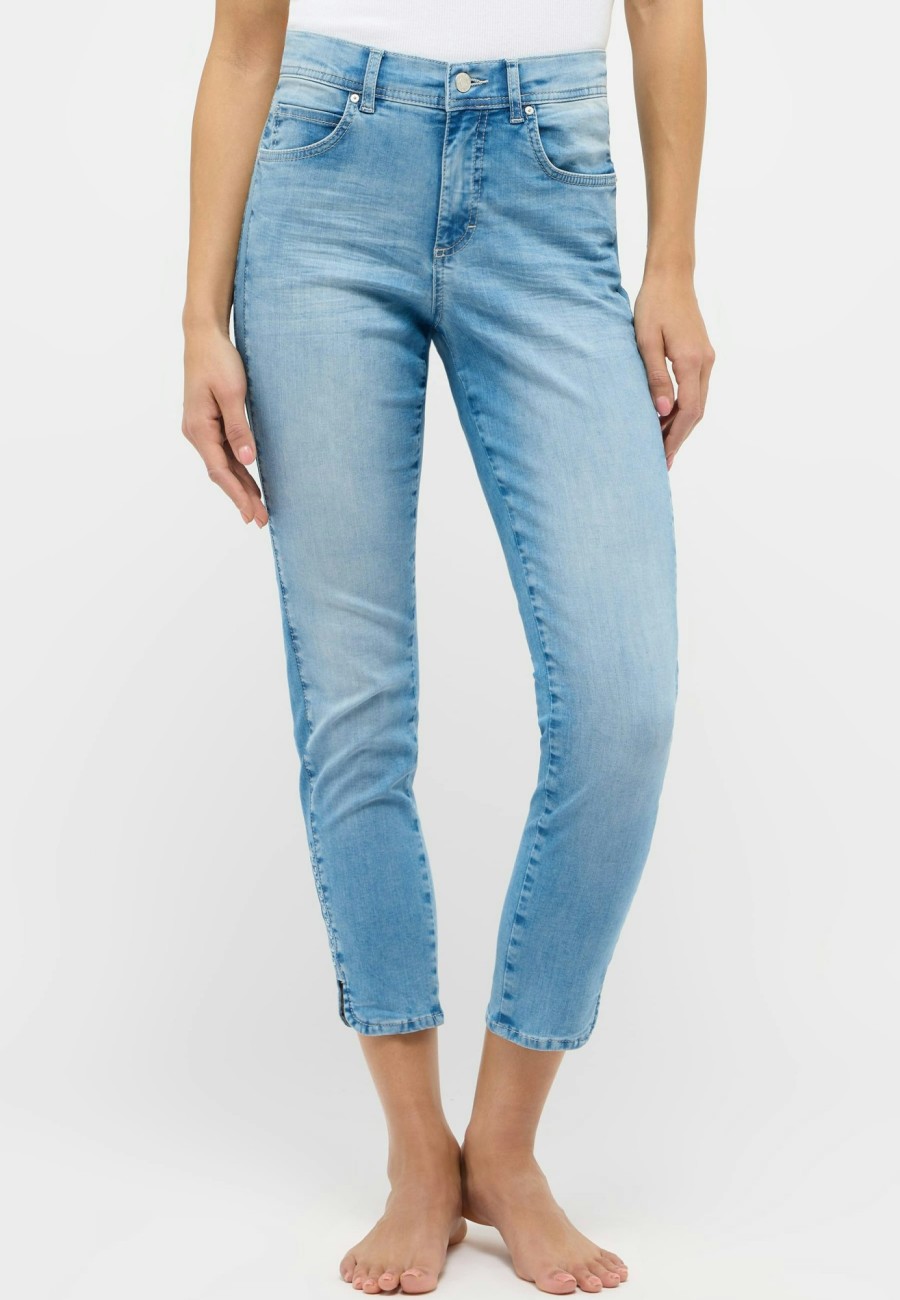 Angels Jeans Jeans Ornella Sequin Mit Beinsaum-Detail | Slim Fit