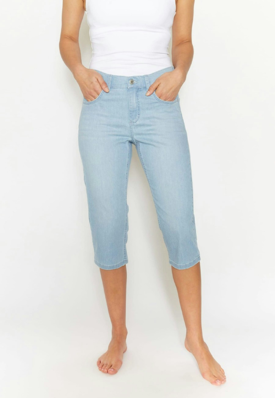 Angels Jeans Capri-Jeans Anacapri Im Used-Look | Capri