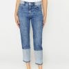 Angels Jeans Patchwork-Jeans Darleen Crop Reverse | West Coast Denim