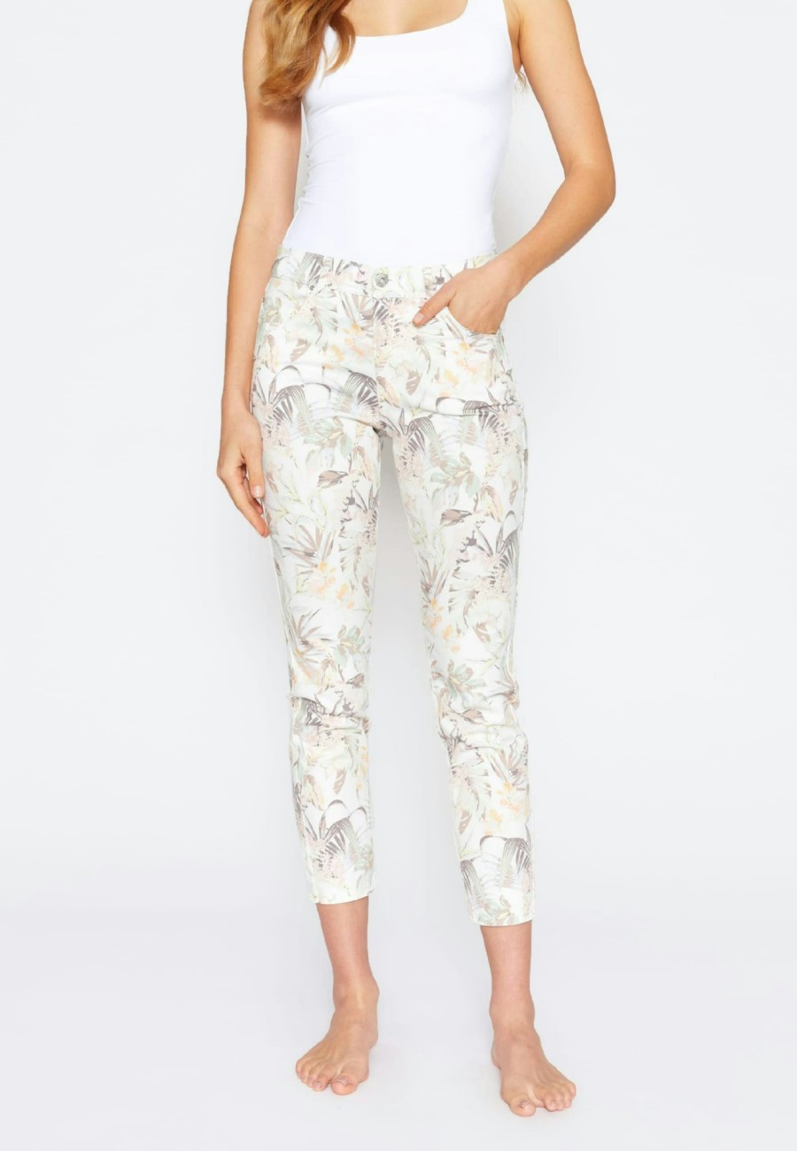 Angels Jeans Jeans Ornella Mit Palmen-Print | Prints