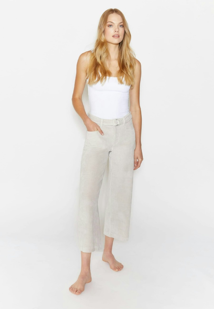 Angels Jeans Cordhose Linn Belt | Straight Fit